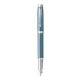 Parker IM Premium Fountain Pen - Grey Lacquer & Chrome Trim