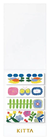 KITTA Portable Washi Decorative Tape -Stamp style Clear -: Playmates