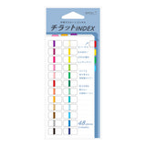 Midori Index Chiratto Label - 24 Colors Vivid