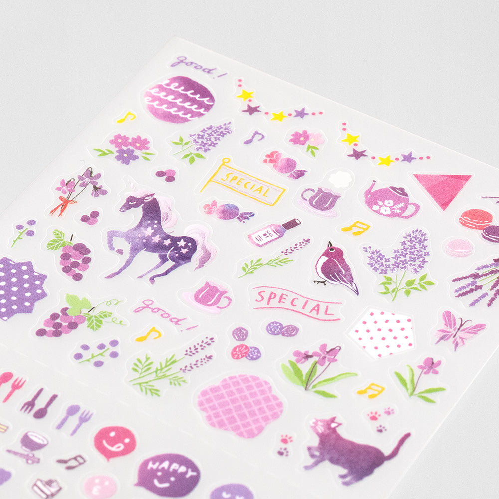 Atlas Stationers - Midori Sticker - Color Purple - Stickers - Image 4