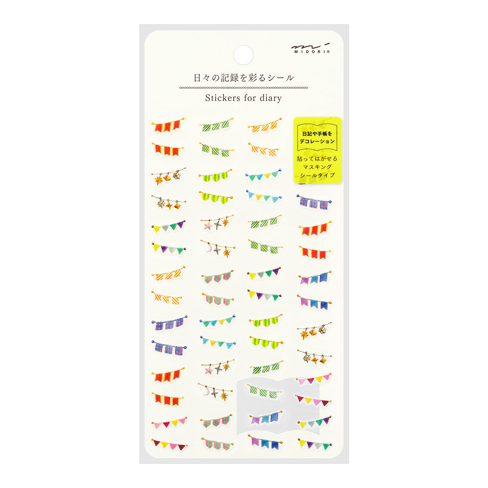 Atlas Stationers - Midori Stickers - Daily Records Garland - Stickers - Image 2