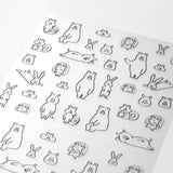 Midori Sticker - Forest Animals