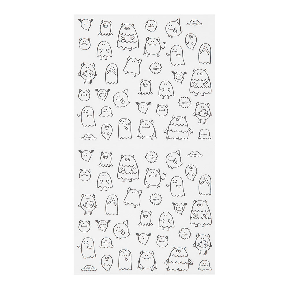 Midori Sticker - Monsters