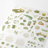 Atlas Stationers - Midori Sticker - Moss Green - Stickers - Image 4