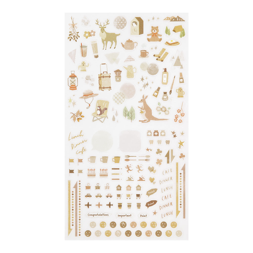 Atlas Stationers - Midori Sticker - Beige - Stickers - Image 3