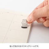 Midori Sticker - Monotone Café