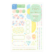 Atlas Stationers - Midori Yuru Log Sticker 2 Sheets - Watercolor - Stickers