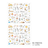 Midori Stickers - Cat Small