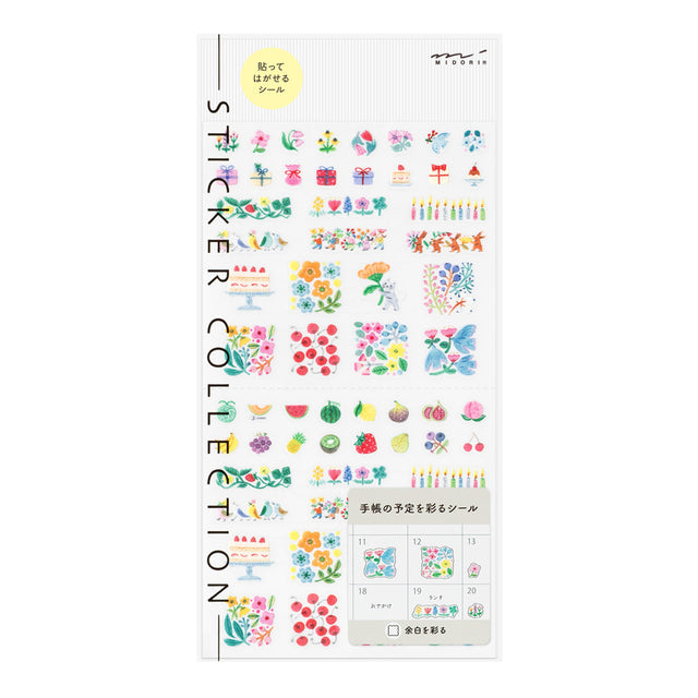 Midori Sticker - Margin Flower