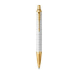Parker IM Premium Ballpoint Pen - Pearl Lacquer & Gold Trim