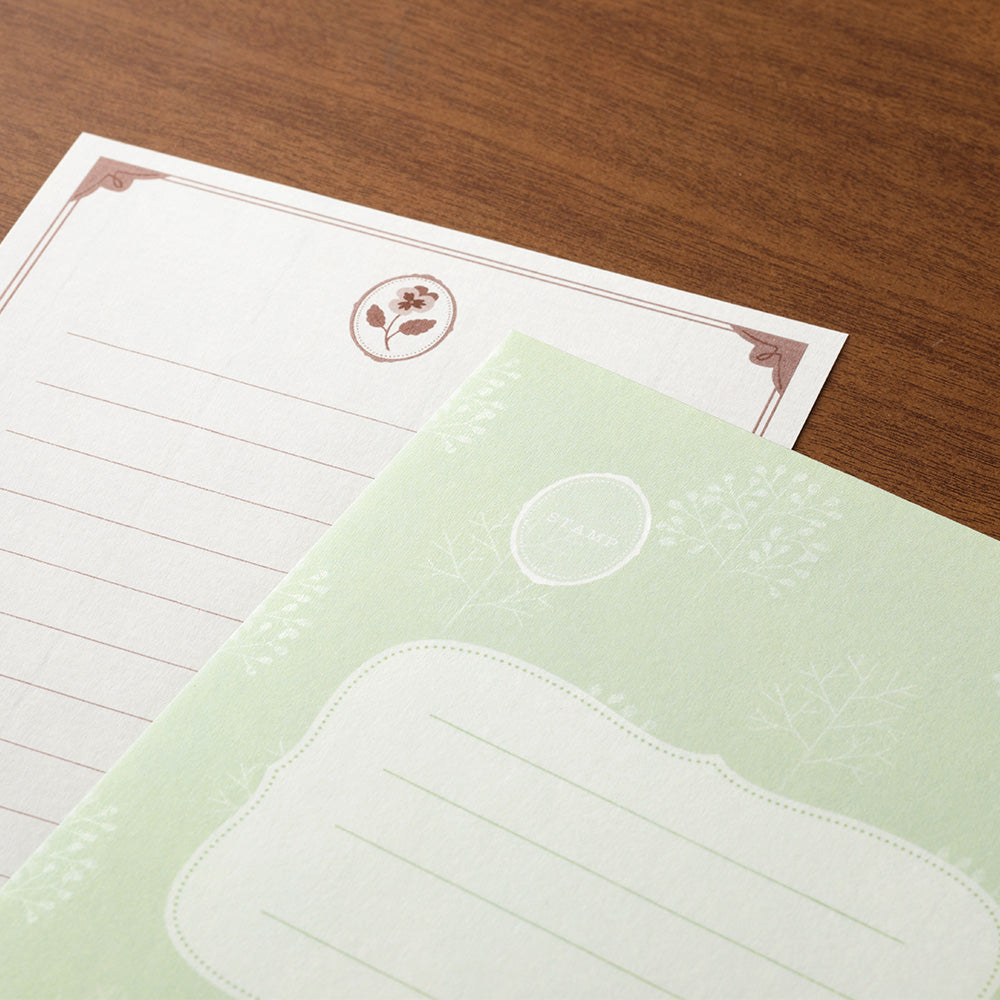 Midori Letter Set - Collage Stationery