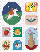 KITTA Portable Washi Decorative Tape -Stamp style Clear -: Memory