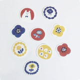 Papier Platz Kurugoma. Flake Stickers - Tricolor