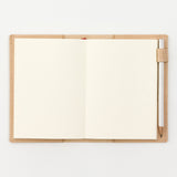 Midori MD Notebook Goat Leather Cover - A6