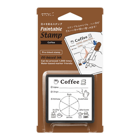 Midori Pre-Inked Paintable Stamp