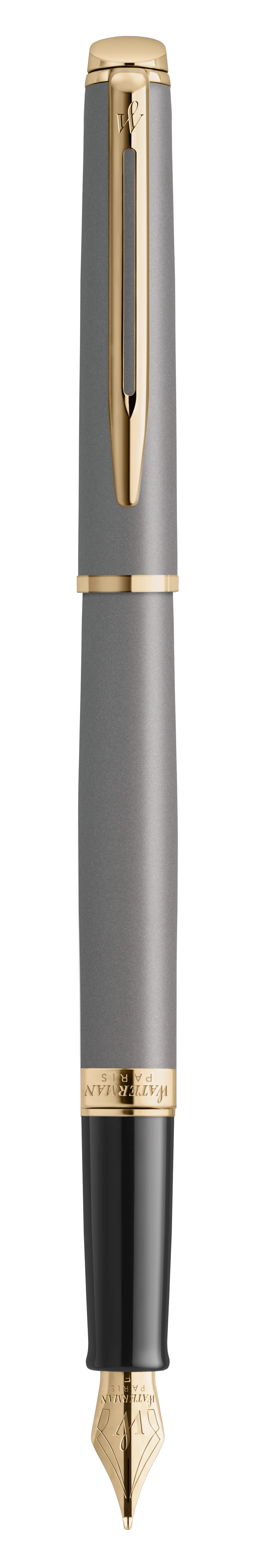 Waterman Hémisphère Understated Edit Fountain Pen - Metallic Grey