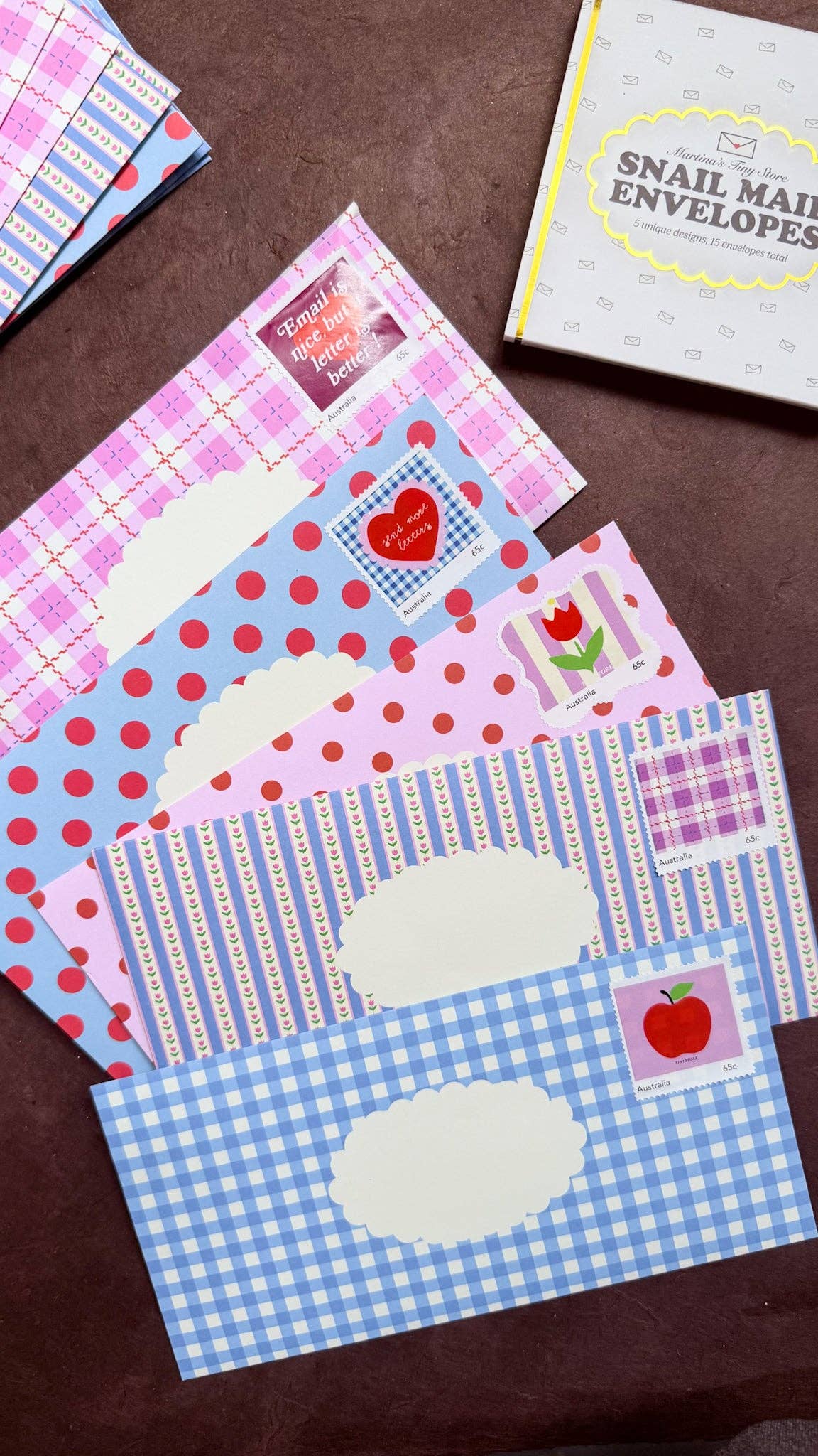 TINYSTORE Snail Mail 15x Envelope Set