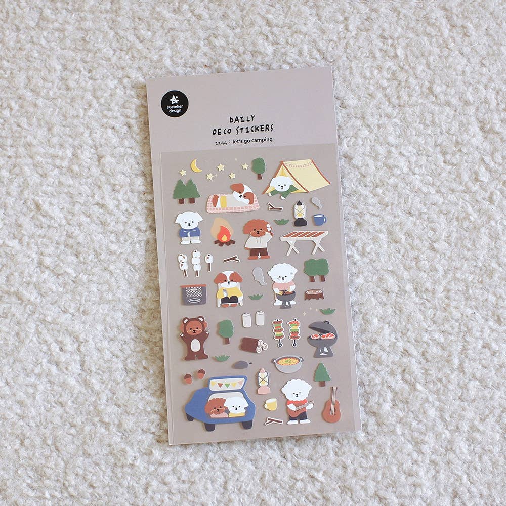 Suatelier Design Stickers - Let's Go Camping