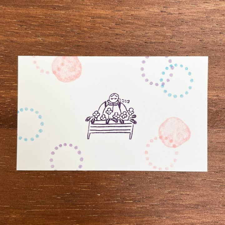 Stamp Marché Illustration Stamp - Marle Flower