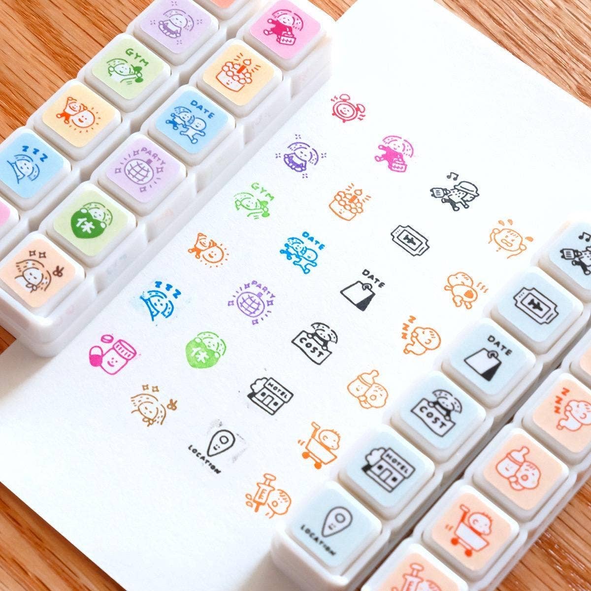 RiN! Studio Mini 6-in-1 Stamp - Routine