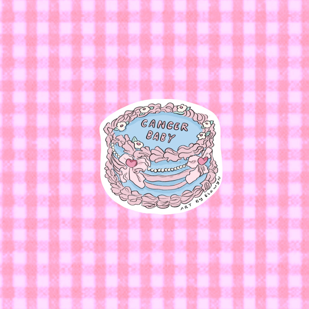 Art By Elowyn Zodiac Cake Stickers - 3" Die-Cut Stickers