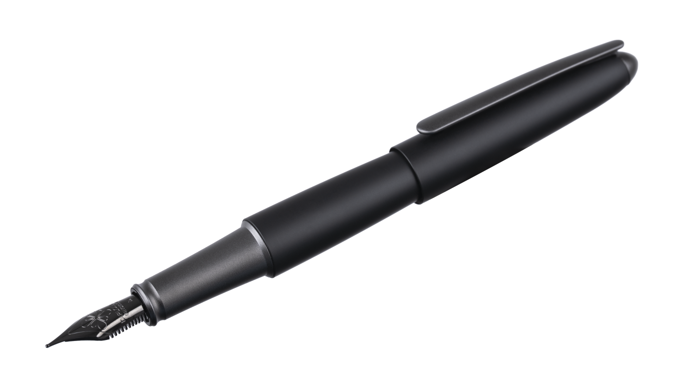 Diplomat Aero Fountain Pen - Pure Black