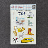 Art by Elowyn Sticker Sheet - Weekend in Chicago (Atlas Exclusive)