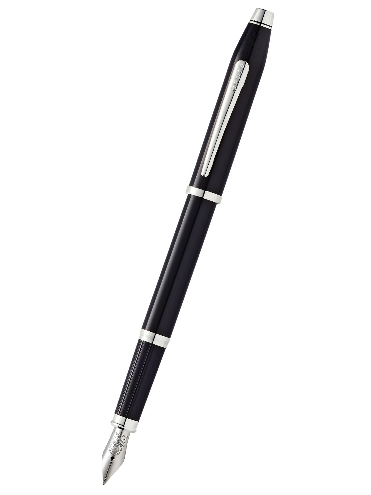 Century II Black Lacquer Fountain Pen - view 1