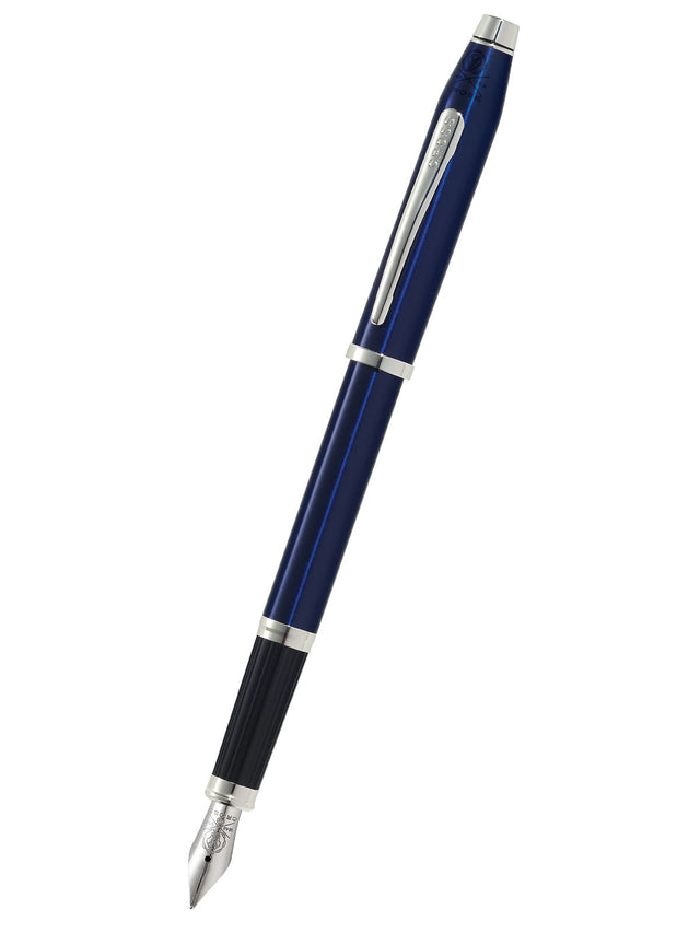 Century II Translucent Blue Lacquer Fountain Pen - view 1
