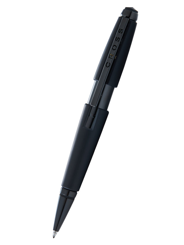 Edge Matte Black Lacquer Rollerball Pen