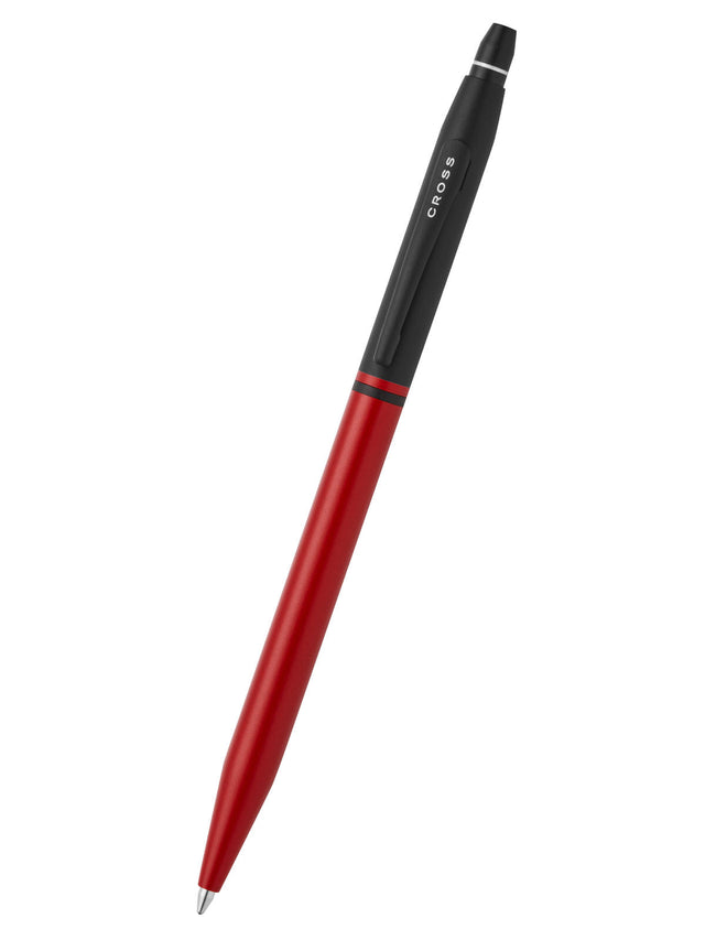 Click Tuxedo Satin Metallic Red Ballpoint Pen