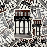 Atlas Stationers Sticker - Clear Storefront (Sidewalk Sale 2026)