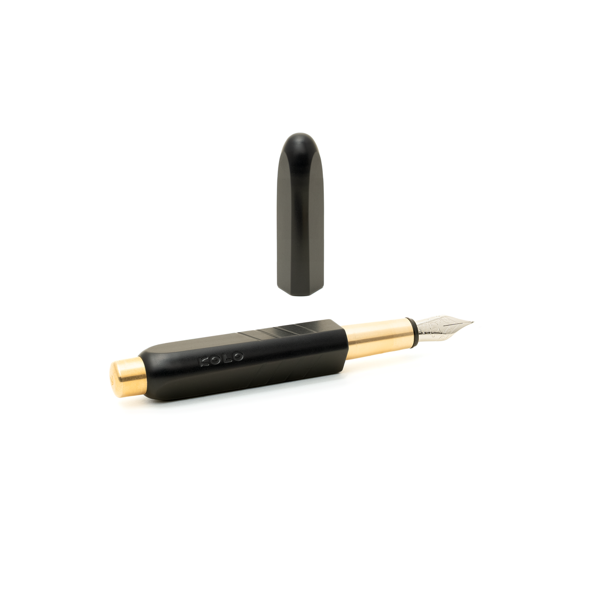 Kolo Tino Fountain Pen - Anodized Aluminum Noir
