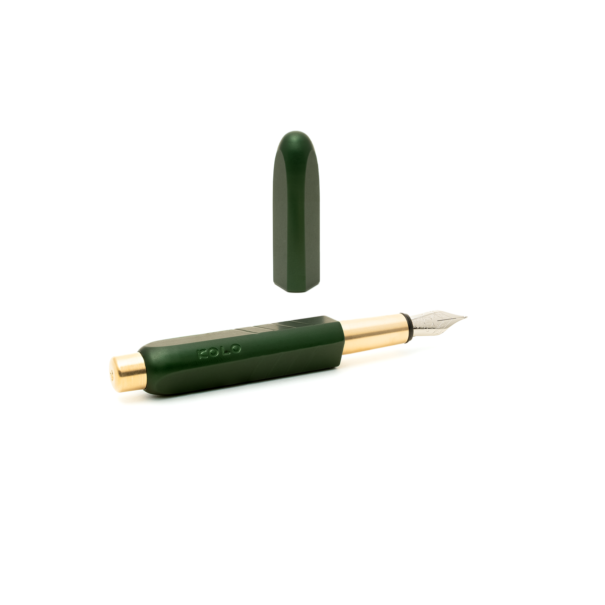 Kolo Tino Fountain Pen - Anodized Aluminum Verdant