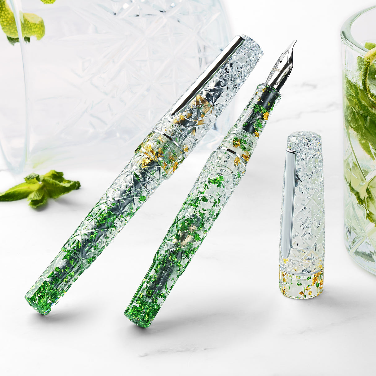 Benu Cocktail Hour Fountain Pen - Mojito
