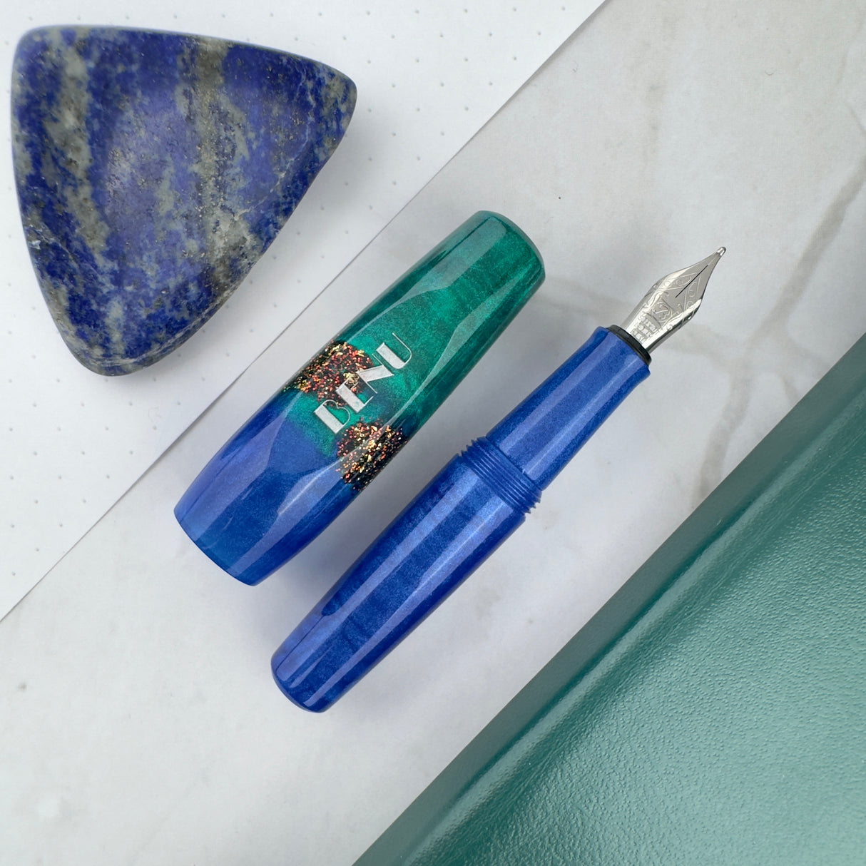 Benu Pixie Fountain Pen - Emerald Sea