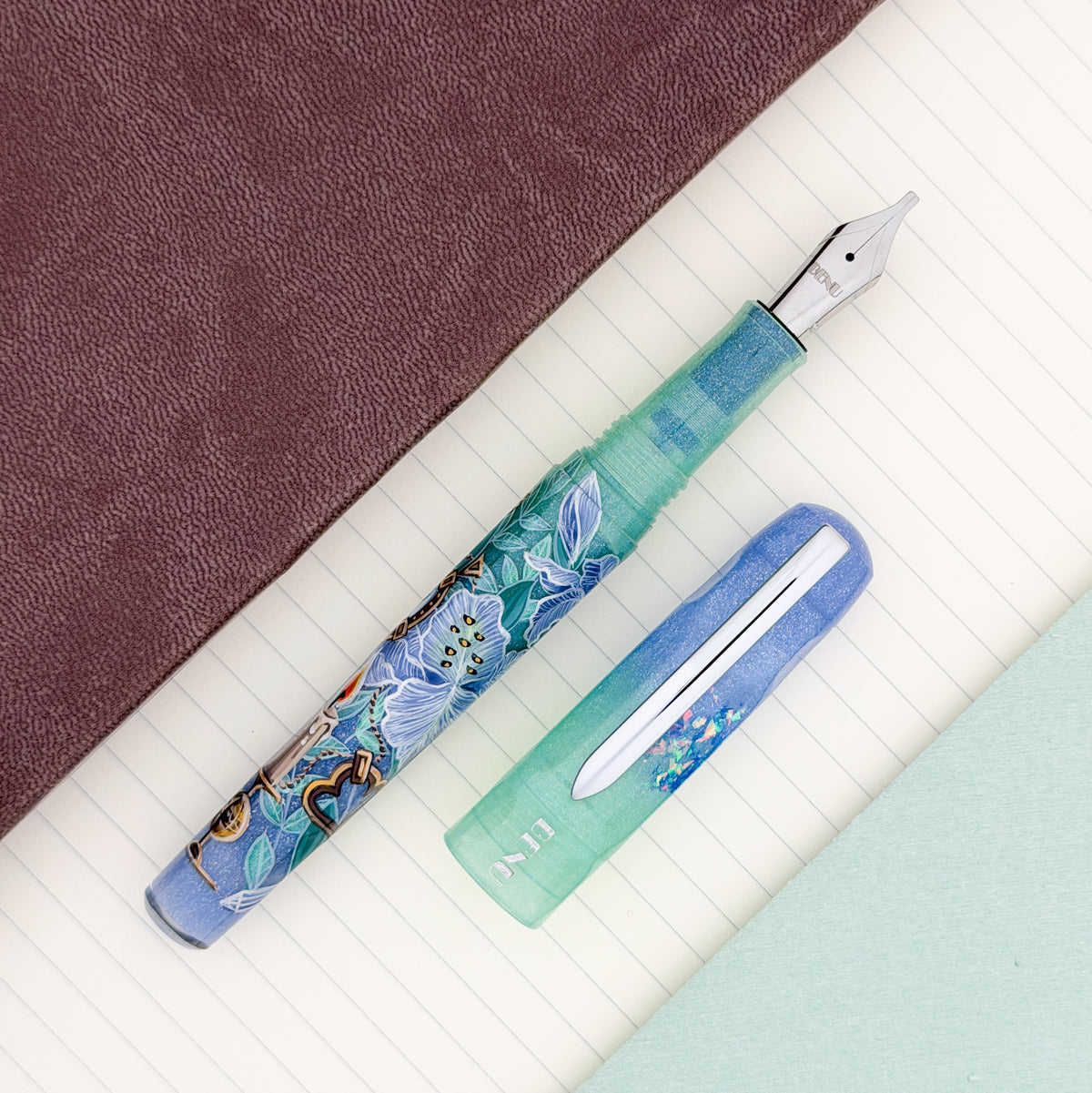 Benu Talisman Fountain Pen - White Lily (Limited Edition)