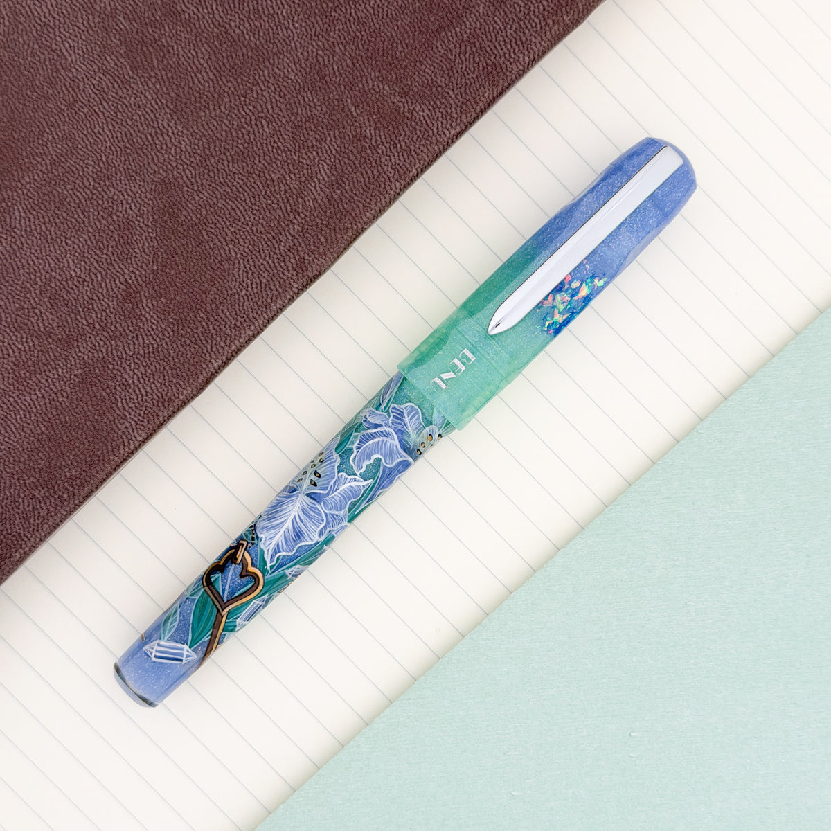 Benu Talisman Fountain Pen - White Lily (Limited Edition)