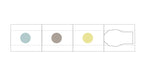 MU Inky Pen - Sunny Yellow/Warm Stone Grey/Dew Blue (BIP006) angle 2