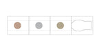 MU Inky Pen - Metallic Gold/Silver/Copper (BIPM001M) angle 2