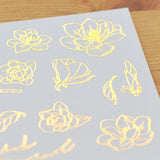MU Gold Foil Sticker 1004