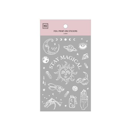 MU Silver Foil Sticker 2001