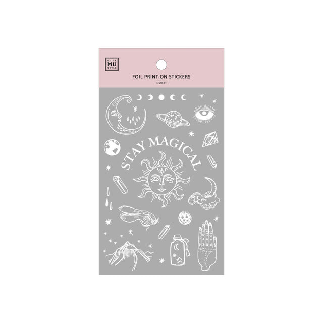 MU Silver Foil Sticker 2001