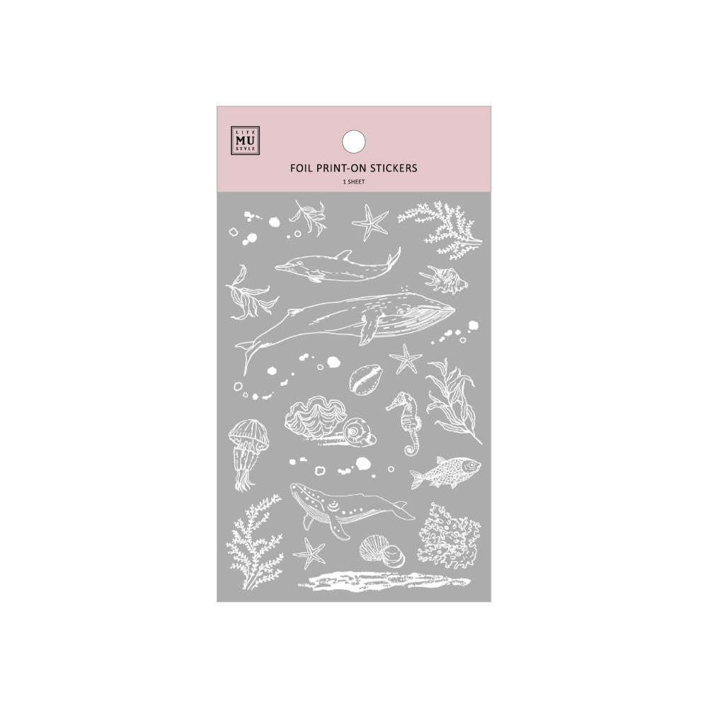 MU Silver Foil Sticker 2004
