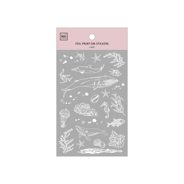 MU Silver Foil Sticker 2004