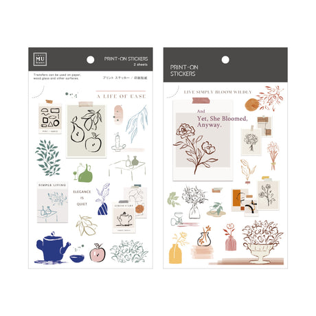 MU Print-On Sticker 178