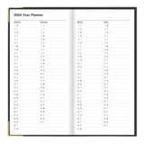 Letts Classic Week to View Vertical Planner - 6 5/8" x 3 1/4"