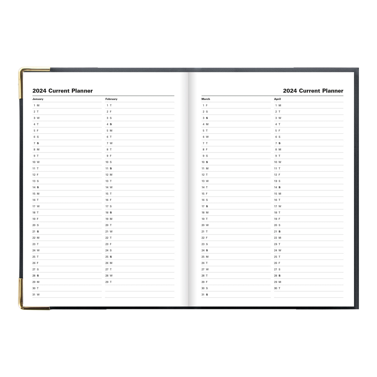 Letts Classic Week to View Appointment Book - 8 1/4" x 5 7/8"