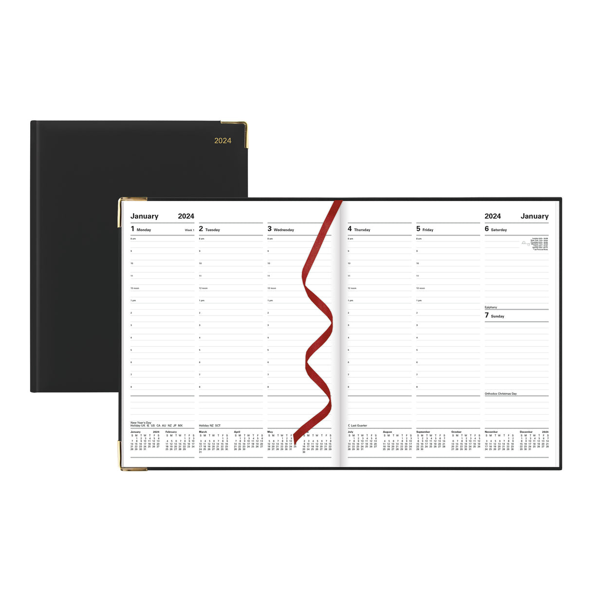 Letts Sterling Week to View Planner - 10 1/4"  x 8 1/4"