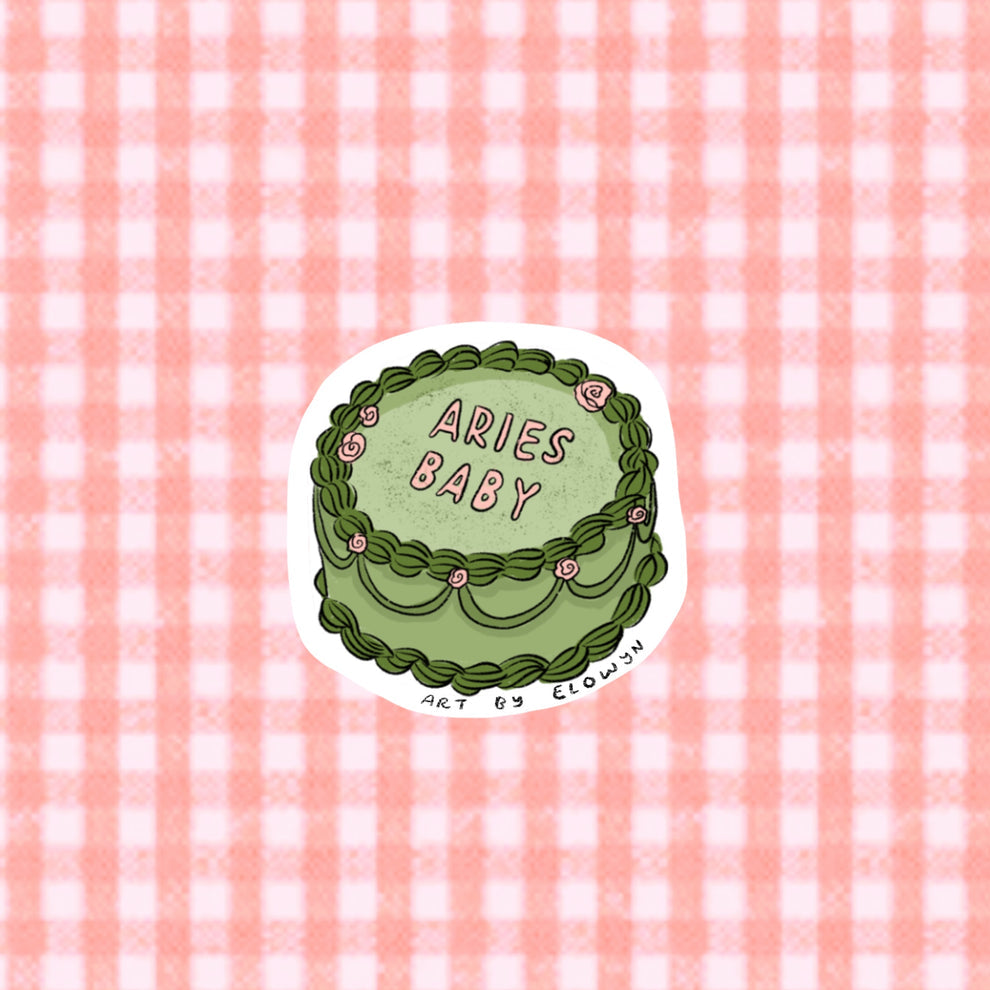 Art By Elowyn Zodiac Cake Stickers - 3" Die-Cut Stickers